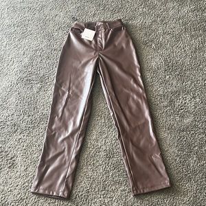 Showpo vegan leather pants